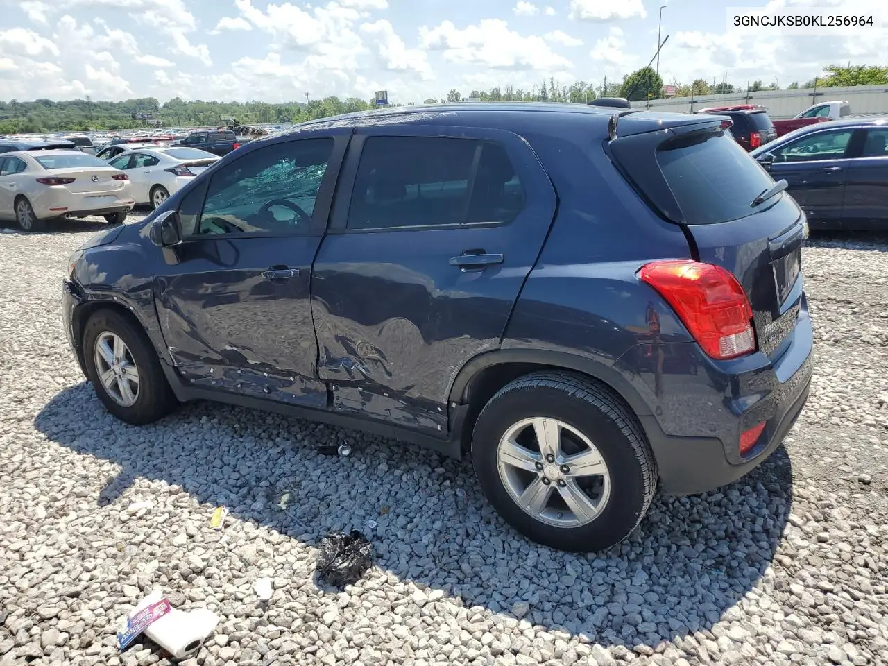 2019 Chevrolet Trax Ls VIN: 3GNCJKSB0KL256964 Lot: 64259805