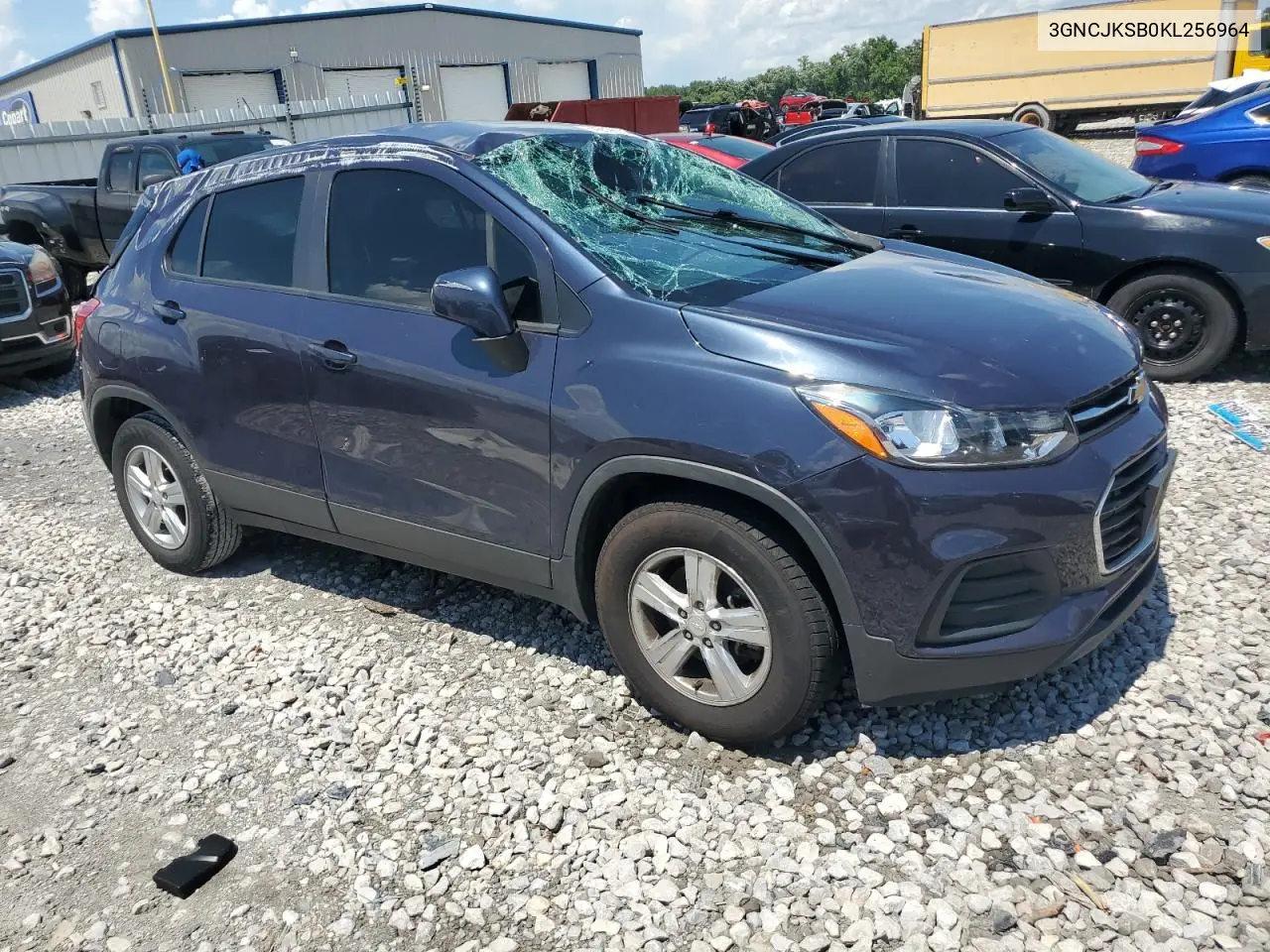 2019 Chevrolet Trax Ls VIN: 3GNCJKSB0KL256964 Lot: 64259805