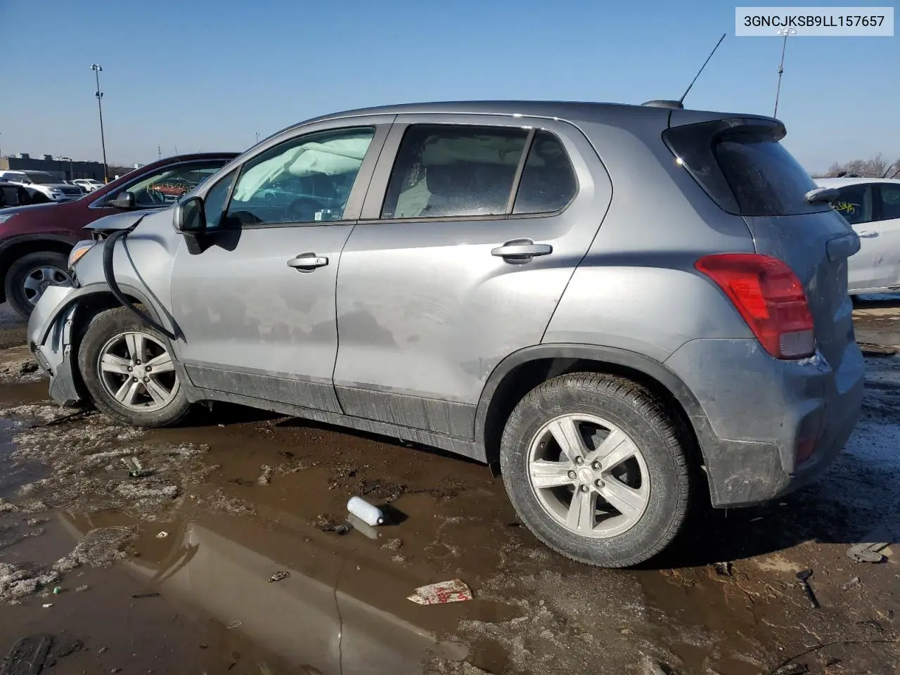 2020 Chevrolet Trax Ls VIN: 3GNCJKSB9LL157657 Lot: 44955225
