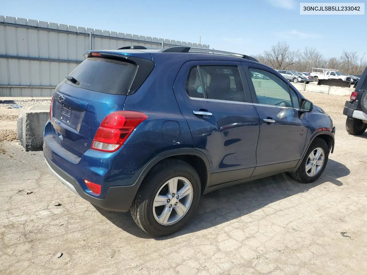 2020 Chevrolet Trax 1Lt VIN: 3GNCJLSB5LL233042 Lot: 48861185
