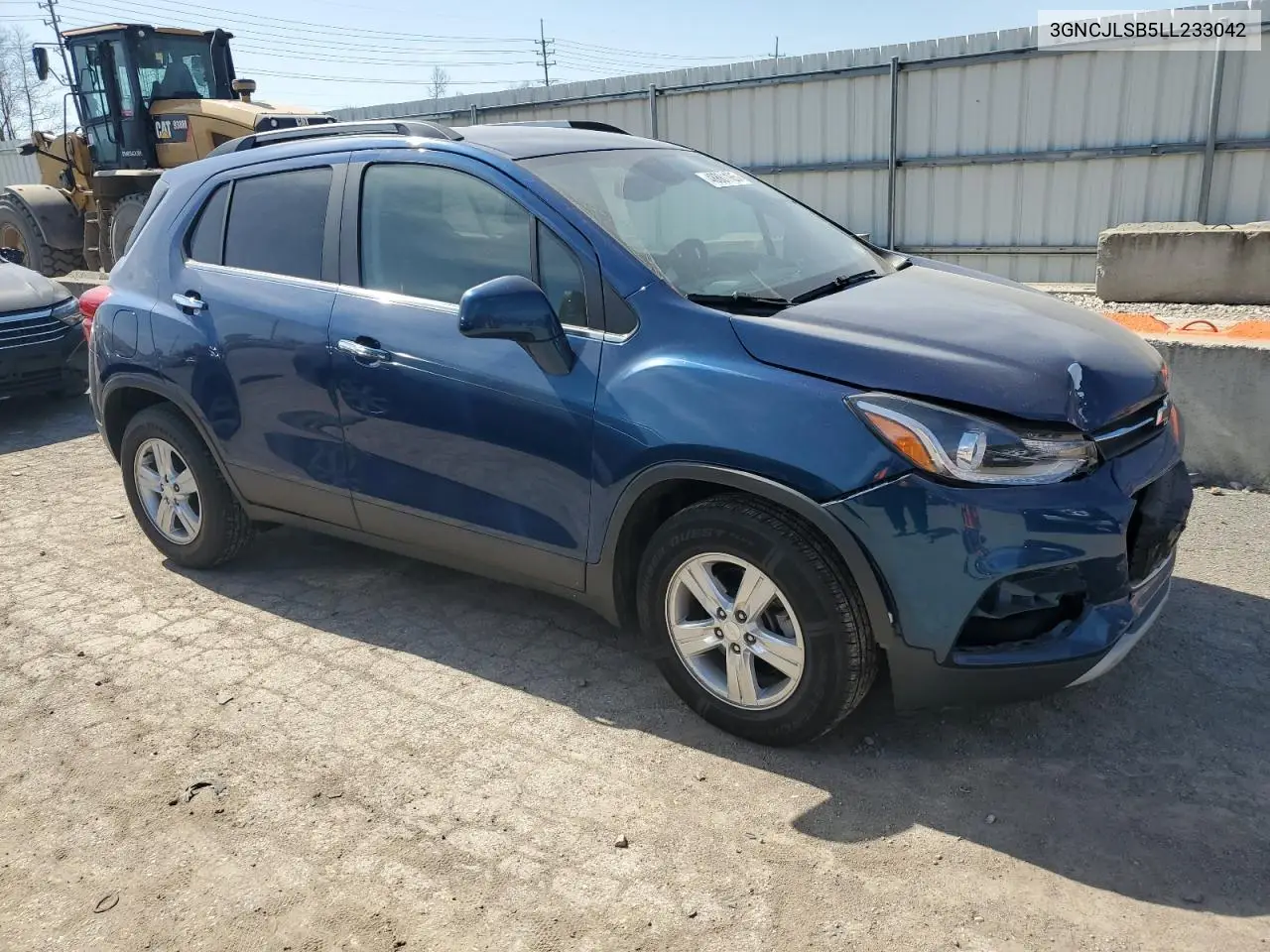 2020 Chevrolet Trax 1Lt VIN: 3GNCJLSB5LL233042 Lot: 48861185
