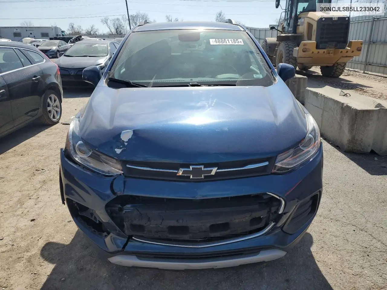2020 Chevrolet Trax 1Lt VIN: 3GNCJLSB5LL233042 Lot: 48861185