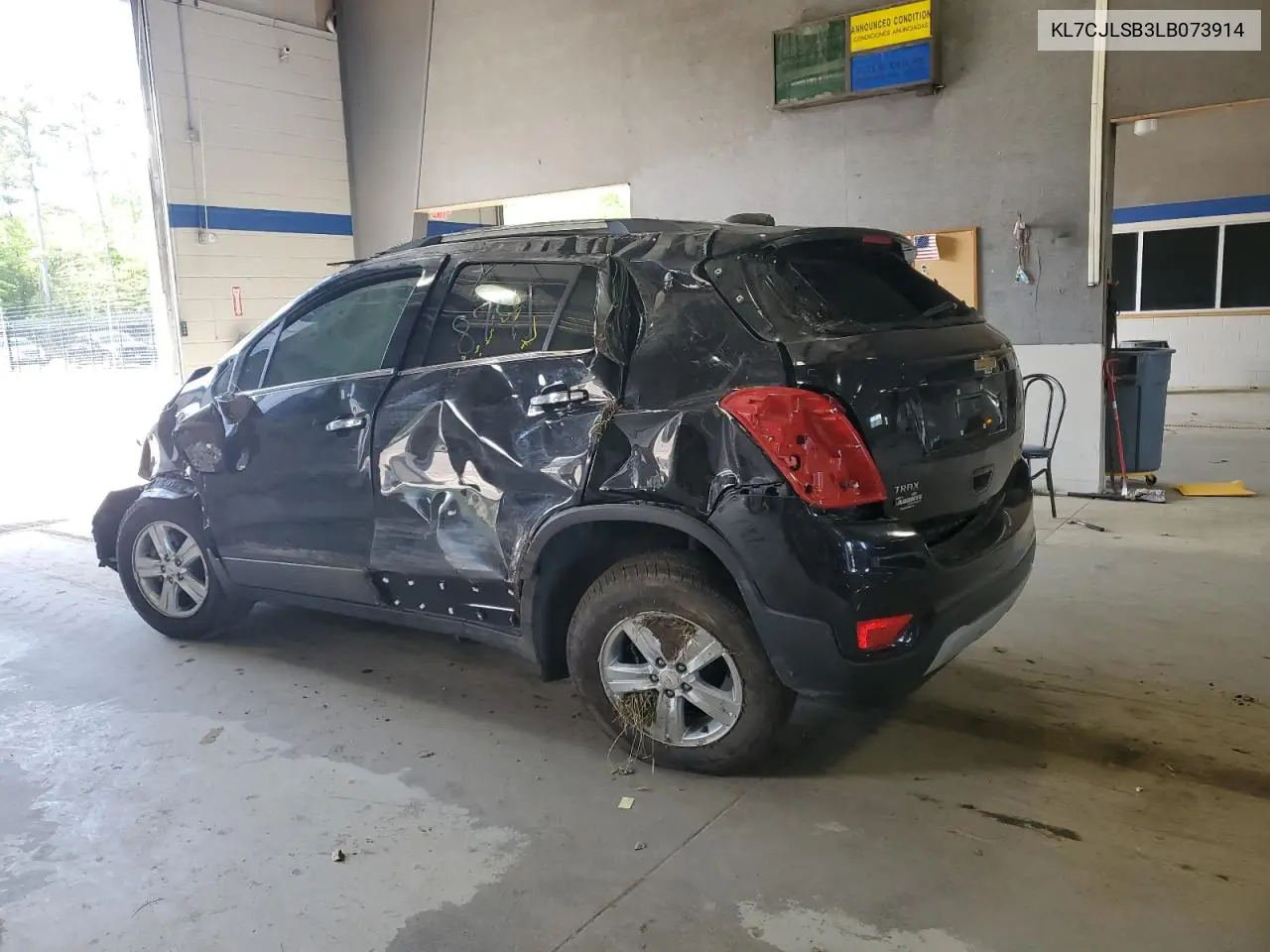 2020 Chevrolet Trax 1Lt VIN: KL7CJLSB3LB073914 Lot: 54401645