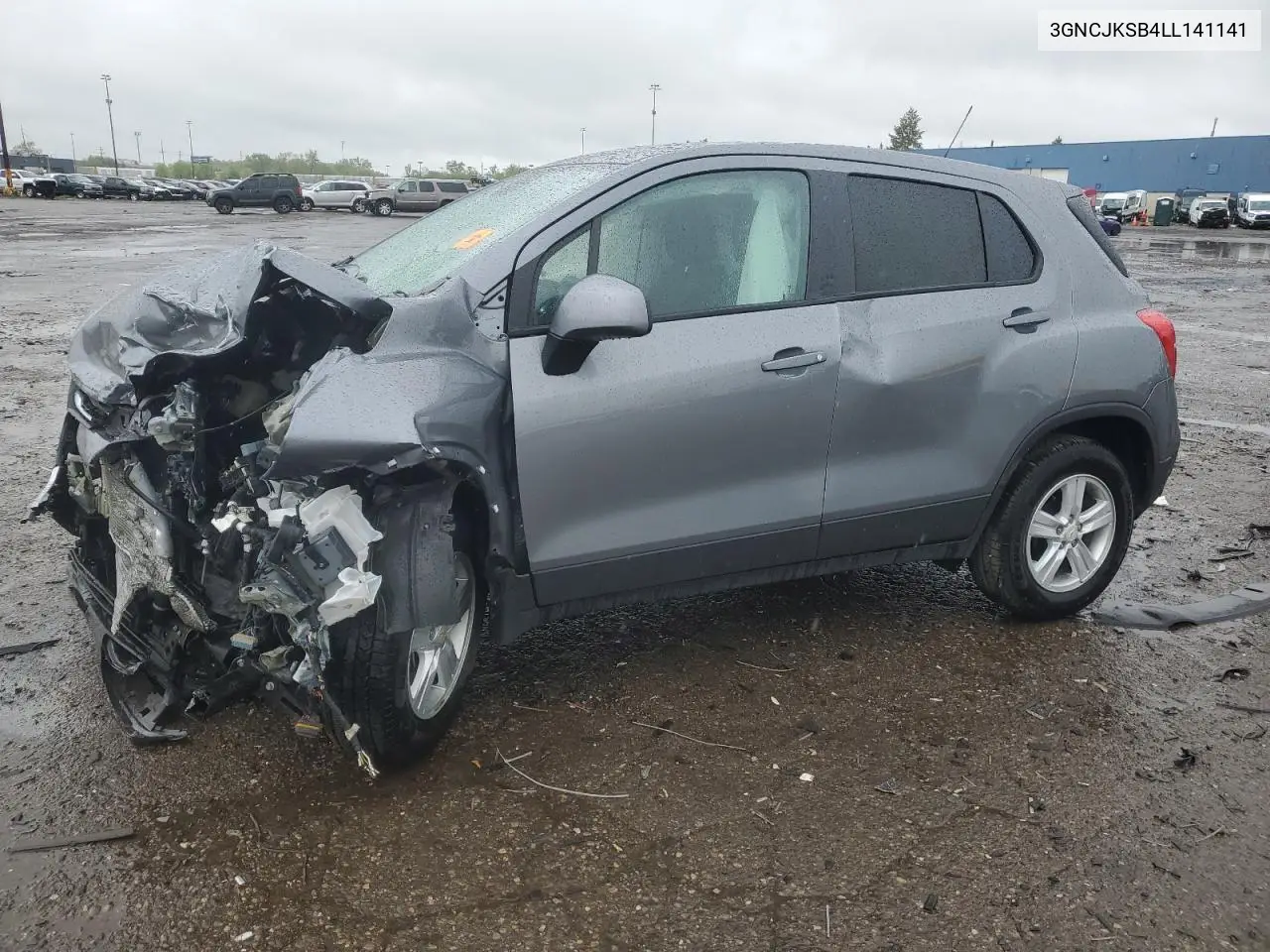 2020 Chevrolet Trax Ls VIN: 3GNCJKSB4LL141141 Lot: 56001635