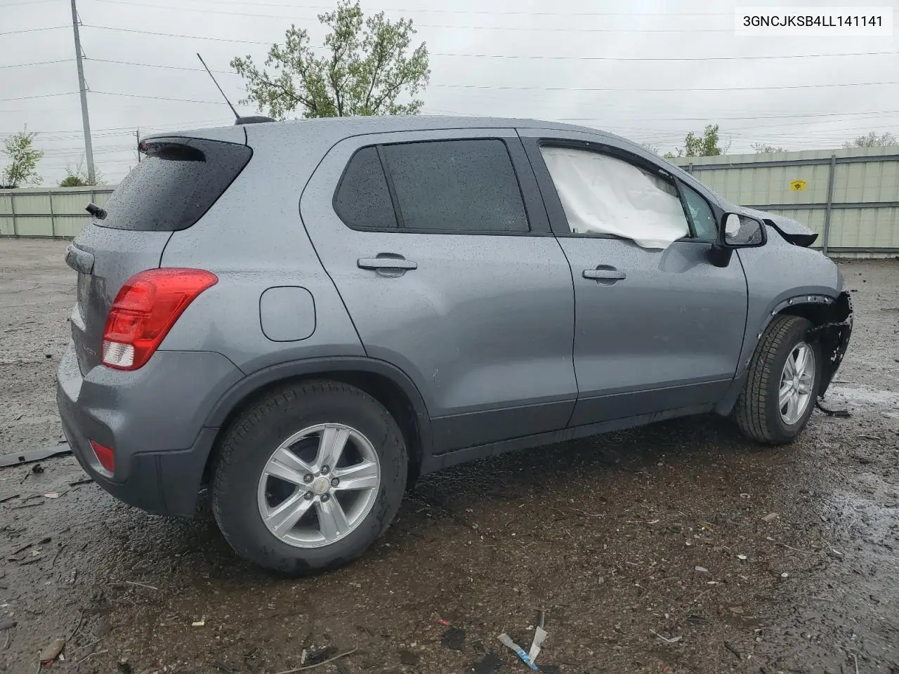 2020 Chevrolet Trax Ls VIN: 3GNCJKSB4LL141141 Lot: 56001635