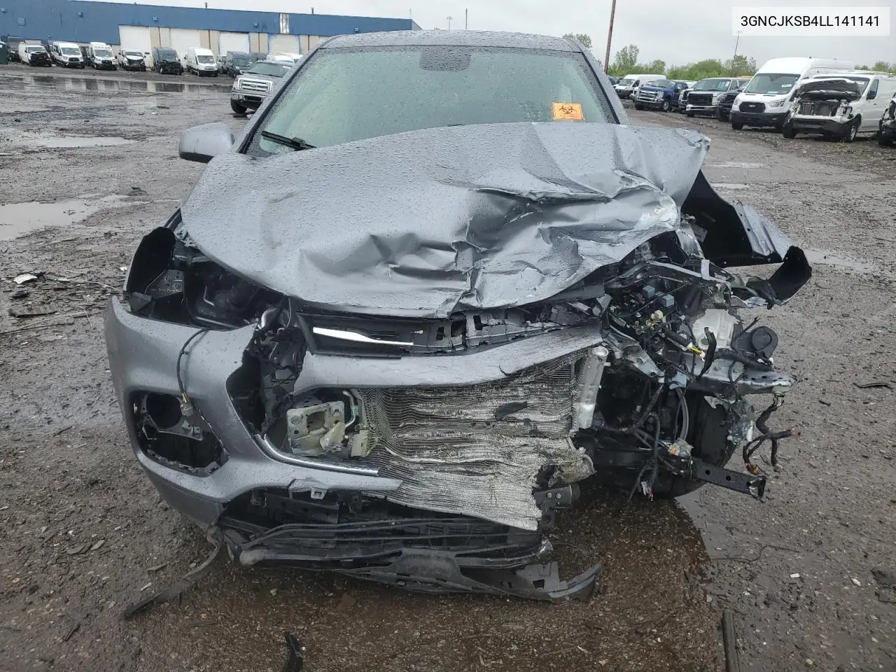 2020 Chevrolet Trax Ls VIN: 3GNCJKSB4LL141141 Lot: 56001635