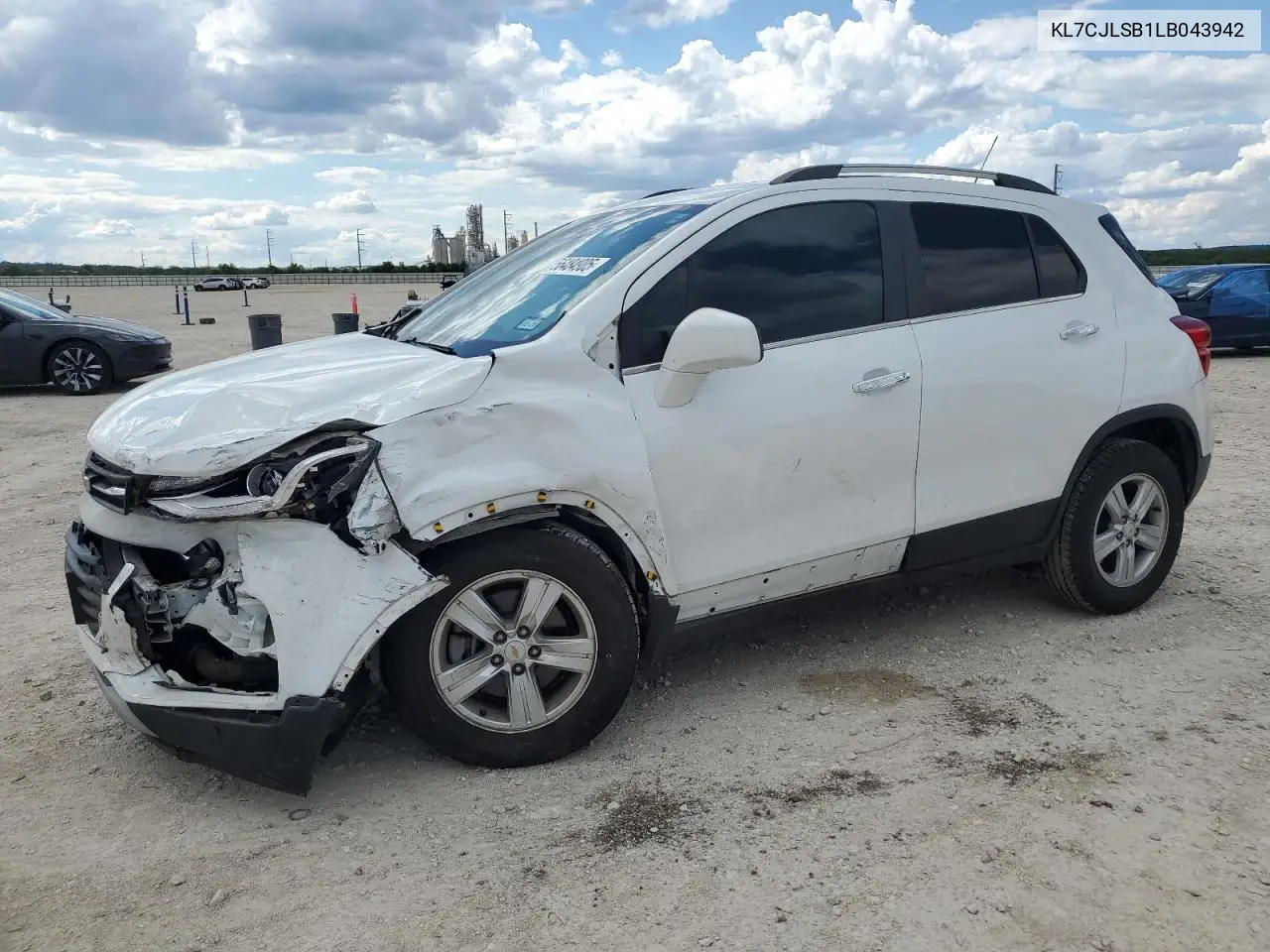 2020 Chevrolet Trax 1Lt VIN: KL7CJLSB1LB043942 Lot: 56484905