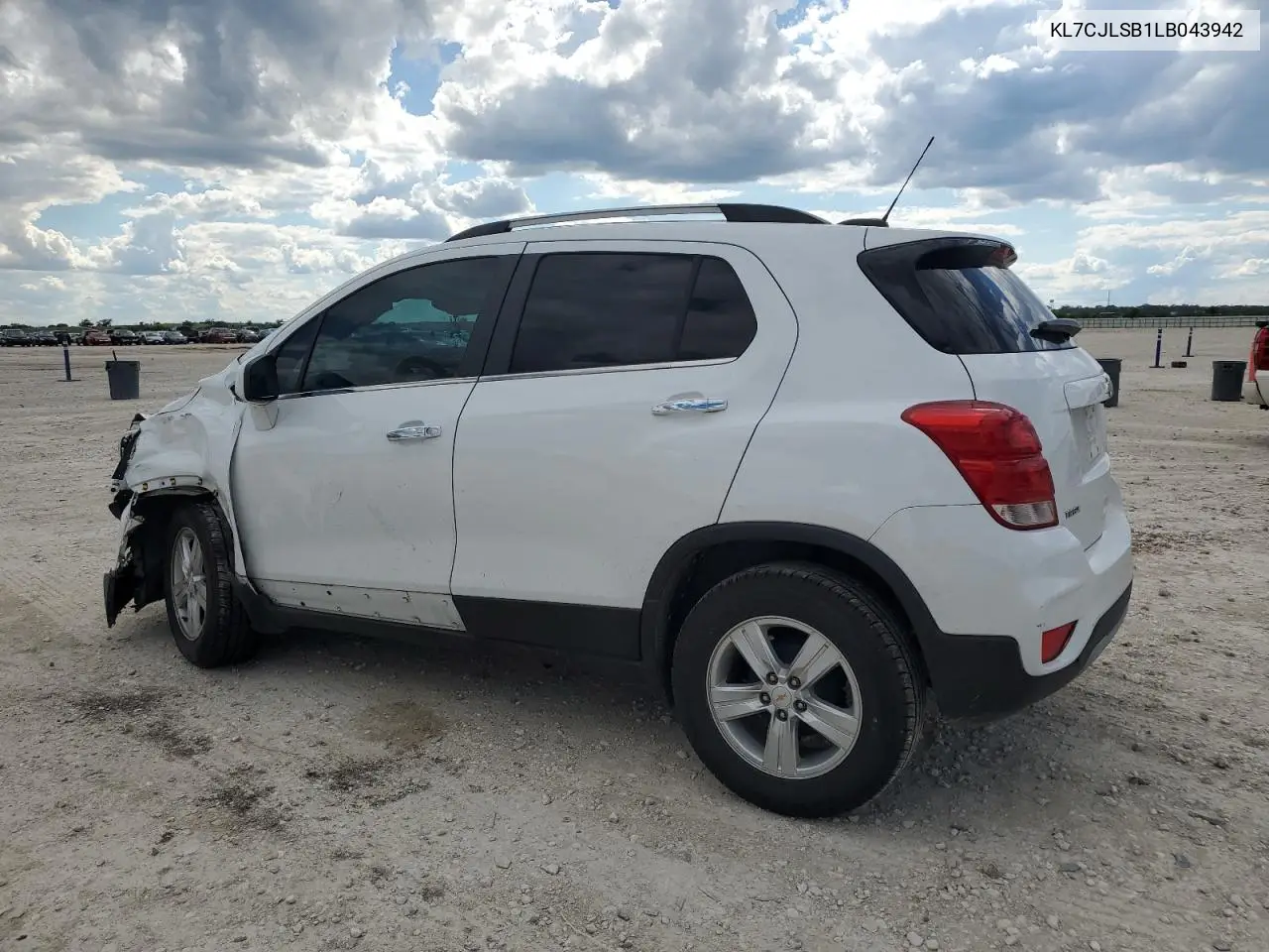 2020 Chevrolet Trax 1Lt VIN: KL7CJLSB1LB043942 Lot: 56484905