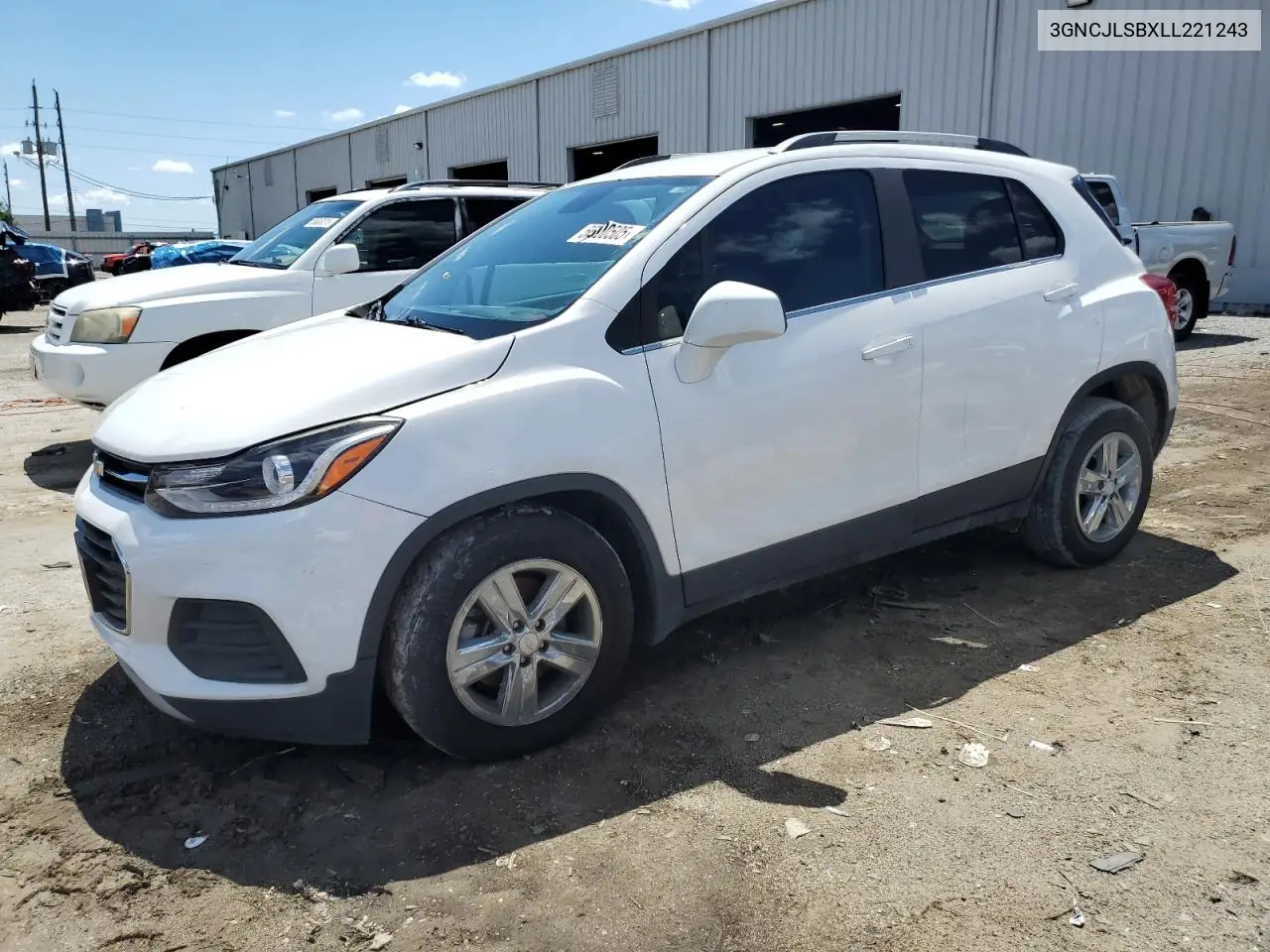 2020 Chevrolet Trax 1Lt VIN: 3GNCJLSBXLL221243 Lot: 56600505