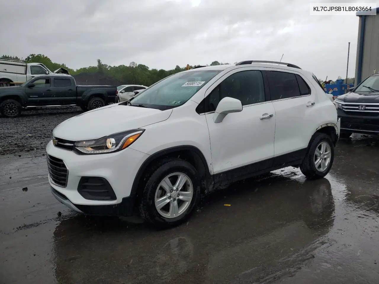 2020 Chevrolet Trax 1Lt VIN: KL7CJPSB1LB063664 Lot: 56886115