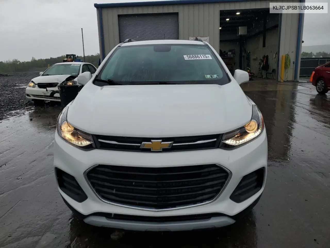 2020 Chevrolet Trax 1Lt VIN: KL7CJPSB1LB063664 Lot: 56886115
