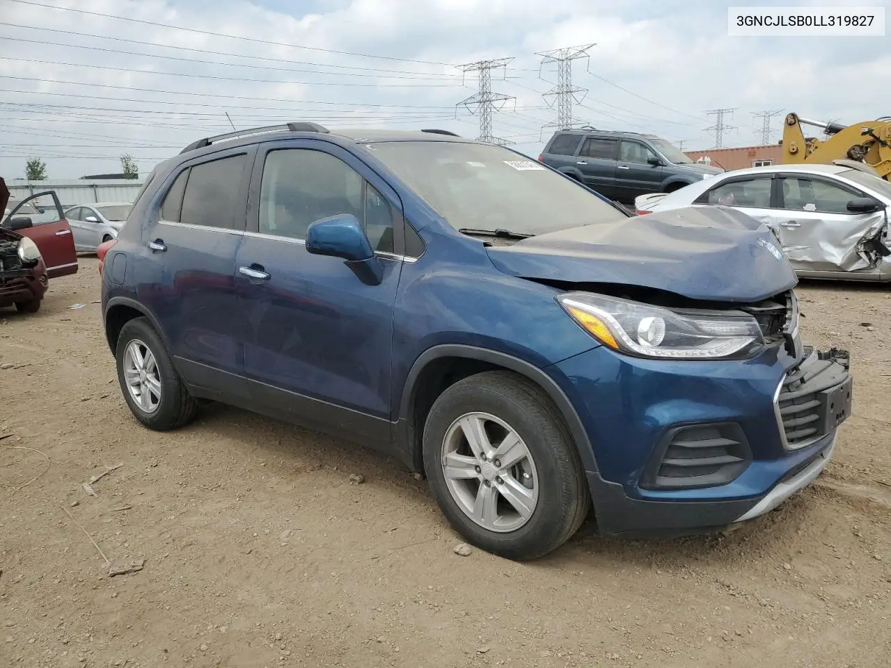 2020 Chevrolet Trax 1Lt VIN: 3GNCJLSB0LL319827 Lot: 57246955