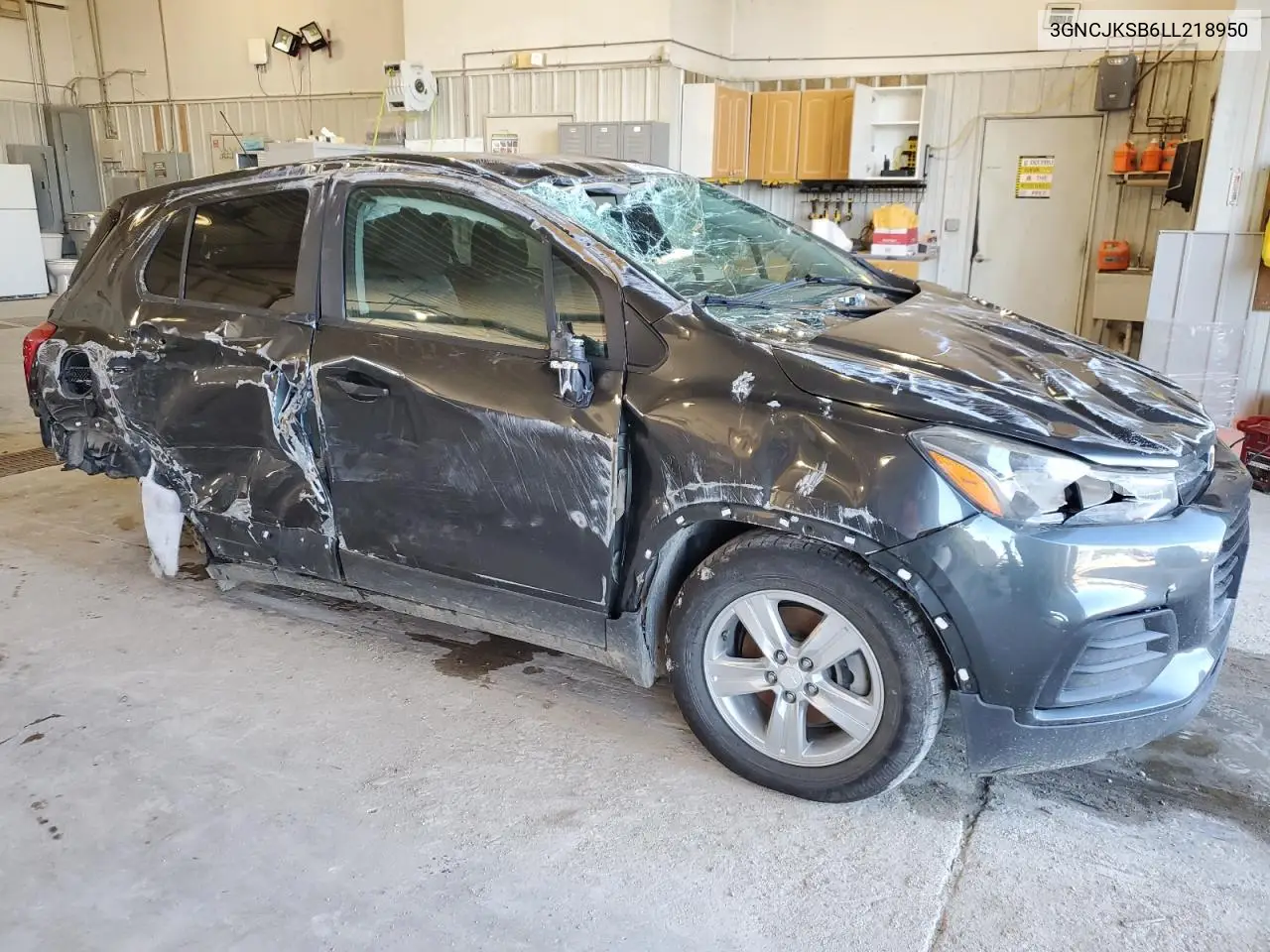 2020 Chevrolet Trax Ls VIN: 3GNCJKSB6LL218950 Lot: 58398475