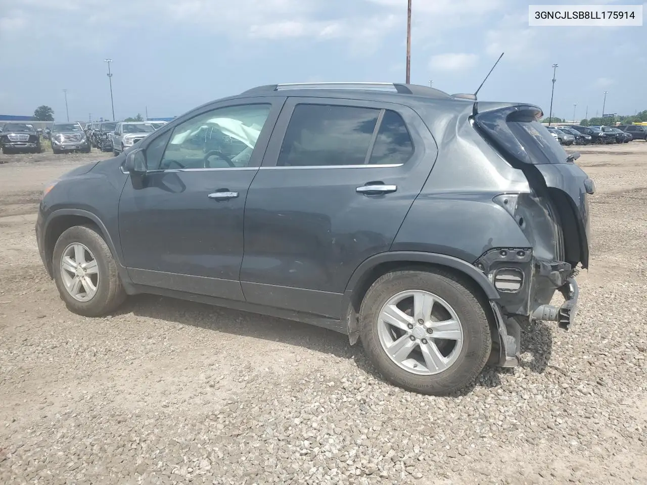 2020 Chevrolet Trax 1Lt VIN: 3GNCJLSB8LL175914 Lot: 62240405
