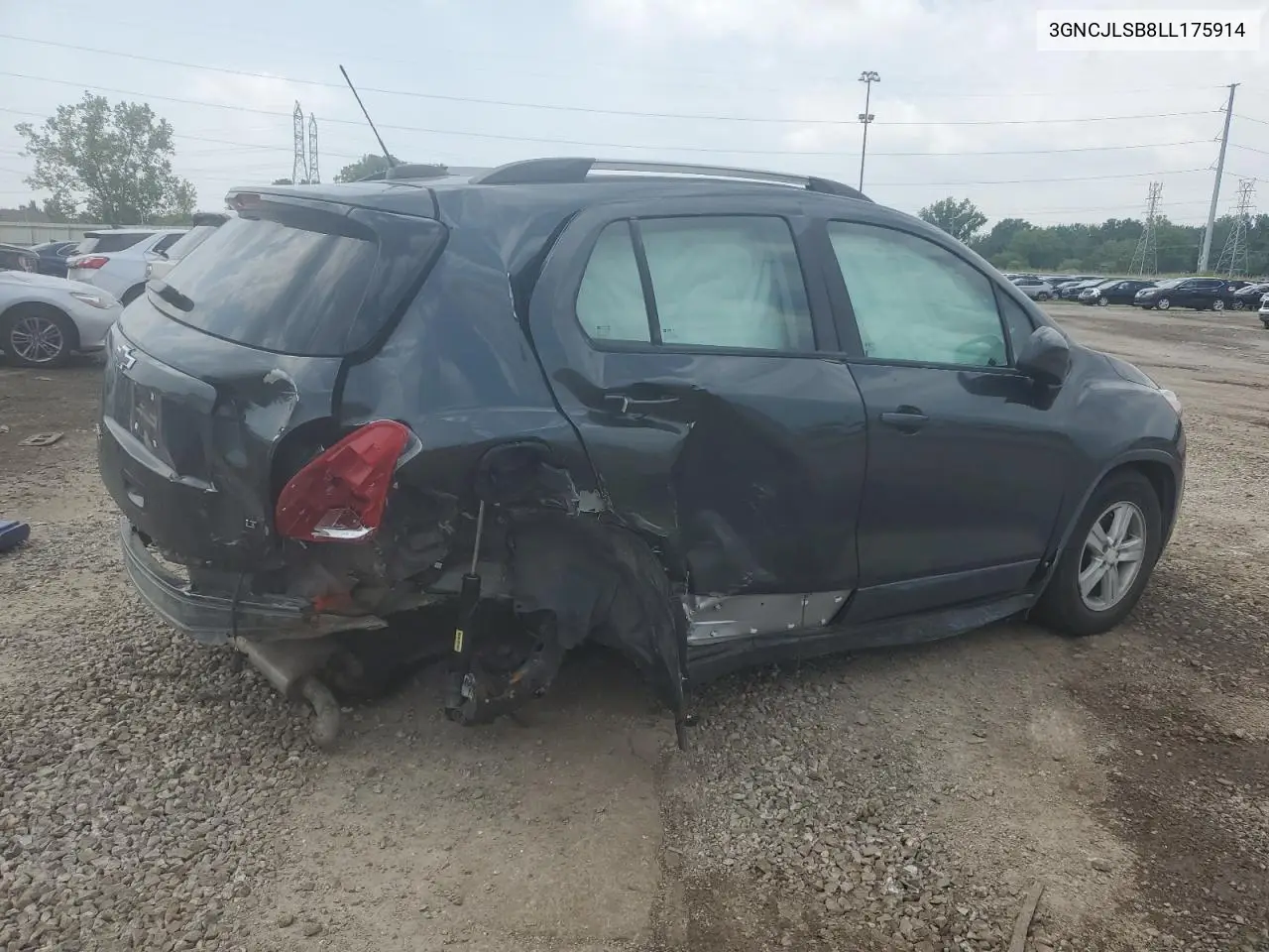 2020 Chevrolet Trax 1Lt VIN: 3GNCJLSB8LL175914 Lot: 62240405