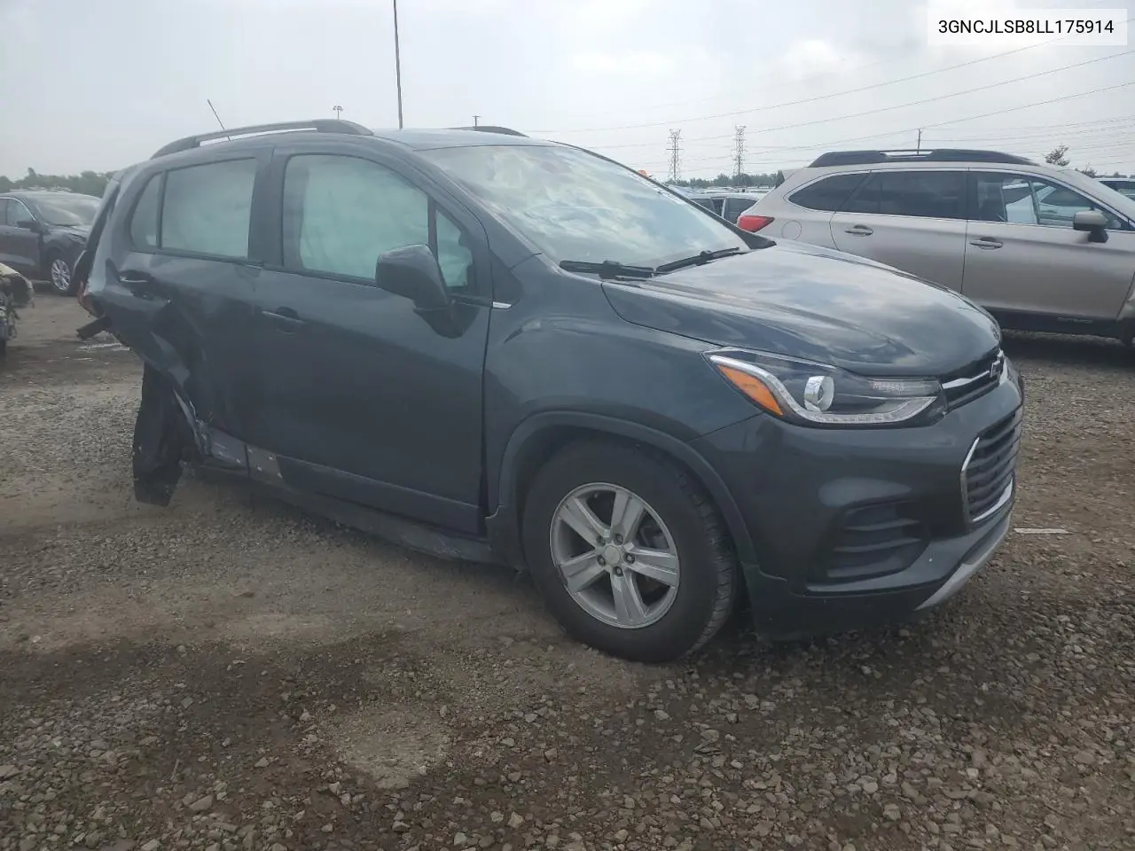 2020 Chevrolet Trax 1Lt VIN: 3GNCJLSB8LL175914 Lot: 62240405