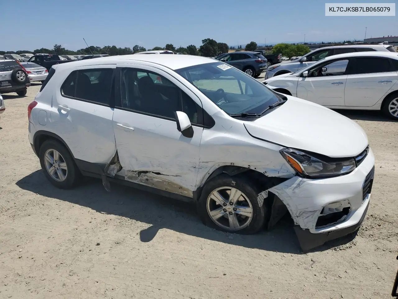 2020 Chevrolet Trax Ls VIN: KL7CJKSB7LB065079 Lot: 62301365