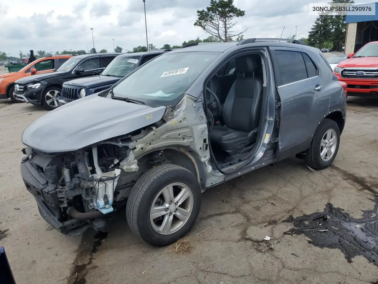 2020 Chevrolet Trax 1Lt VIN: 3GNCJPSB3LL290976 Lot: 62693615