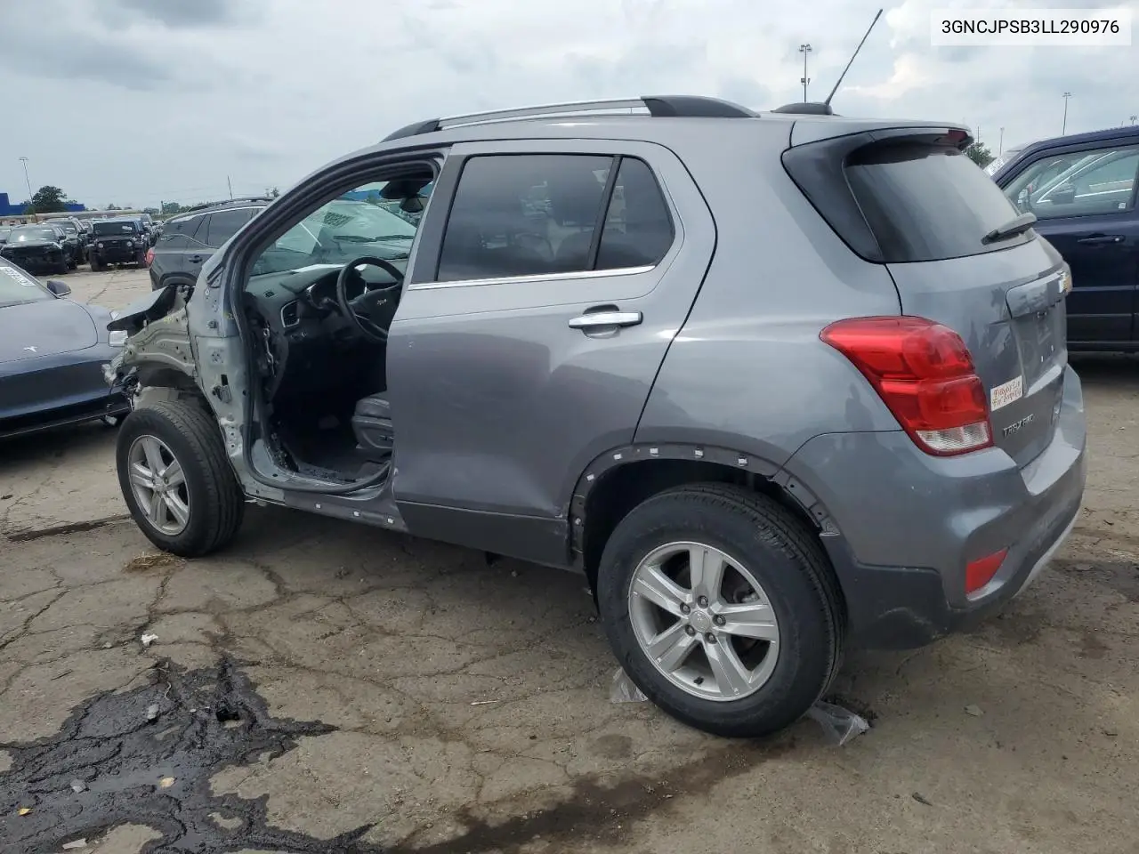 2020 Chevrolet Trax 1Lt VIN: 3GNCJPSB3LL290976 Lot: 62693615