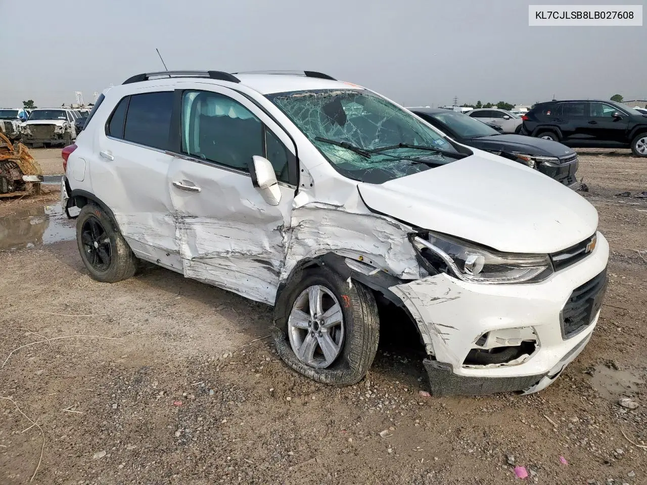 2020 Chevrolet Trax 1Lt VIN: KL7CJLSB8LB027608 Lot: 62699105