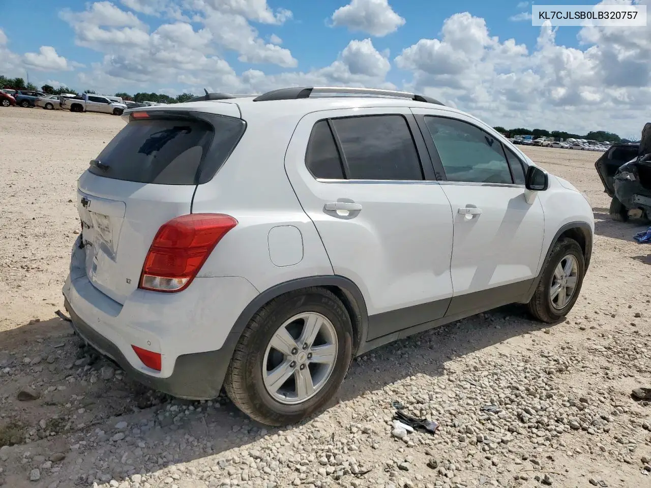 2020 Chevrolet Trax 1Lt VIN: KL7CJLSB0LB320757 Lot: 62765925