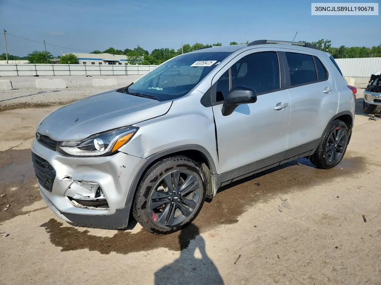 2020 Chevrolet Trax 1Lt VIN: 3GNCJLSB9LL190678 Lot: 63058425