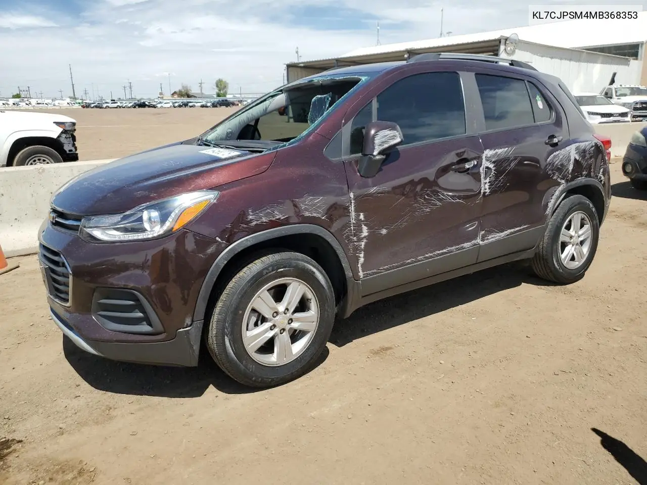 2021 Chevrolet Trax 1Lt VIN: KL7CJPSM4MB368353 Lot: 56468075