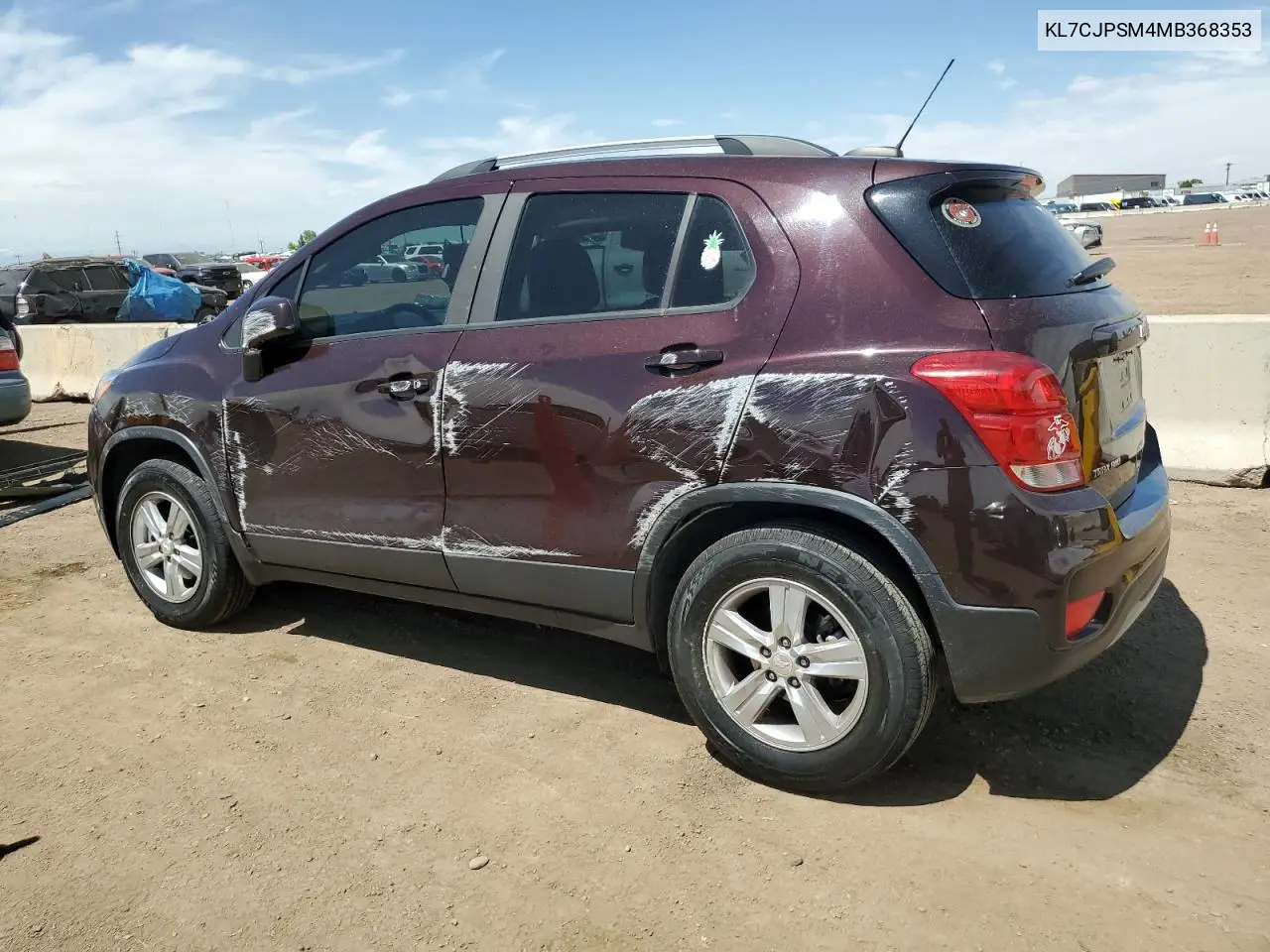 2021 Chevrolet Trax 1Lt VIN: KL7CJPSM4MB368353 Lot: 56468075
