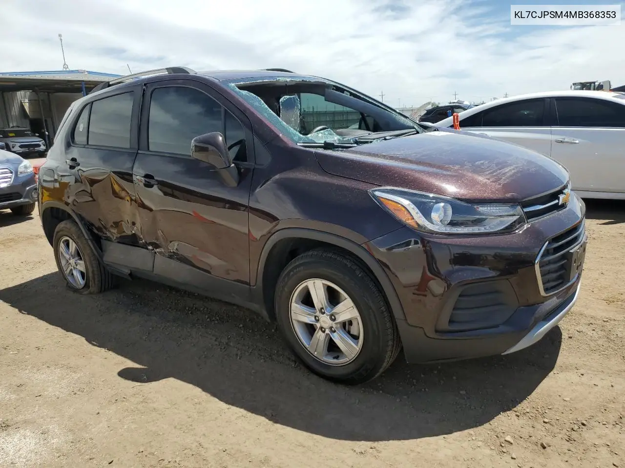 2021 Chevrolet Trax 1Lt VIN: KL7CJPSM4MB368353 Lot: 56468075