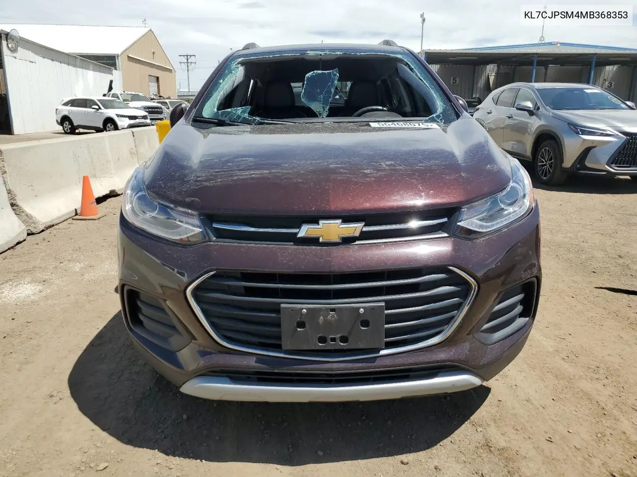 2021 Chevrolet Trax 1Lt VIN: KL7CJPSM4MB368353 Lot: 56468075