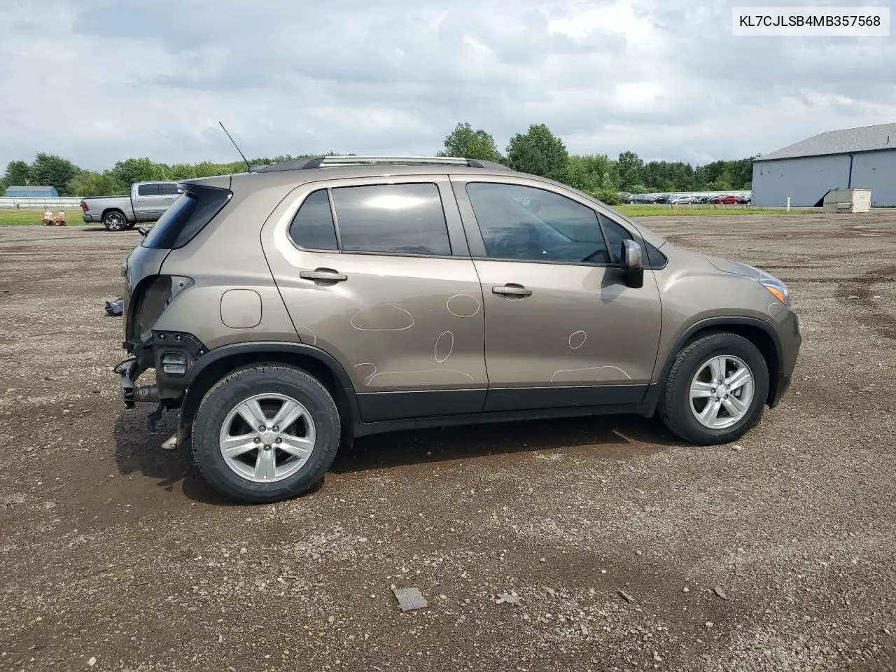 2021 Chevrolet Trax 1Lt VIN: KL7CJLSB4MB357568 Lot: 61654405