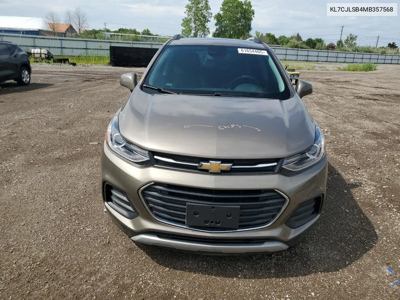 2021 Chevrolet Trax 1Lt VIN: KL7CJLSB4MB357568 Lot: 61654405