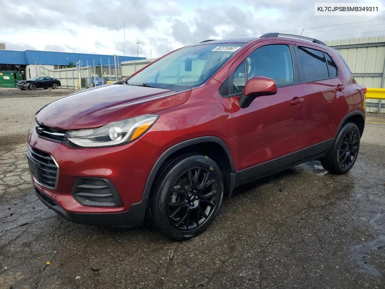 2021 Chevrolet Trax 1Lt VIN: KL7CJPSB5MB349311 Lot: 61666575