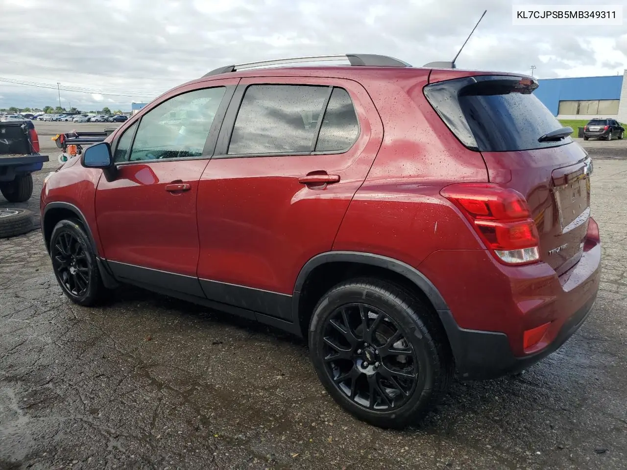 2021 Chevrolet Trax 1Lt VIN: KL7CJPSB5MB349311 Lot: 61666575
