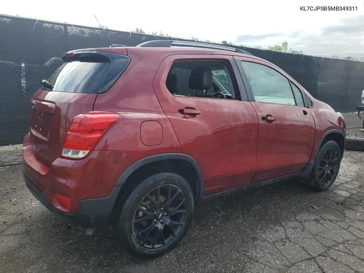2021 Chevrolet Trax 1Lt VIN: KL7CJPSB5MB349311 Lot: 61666575