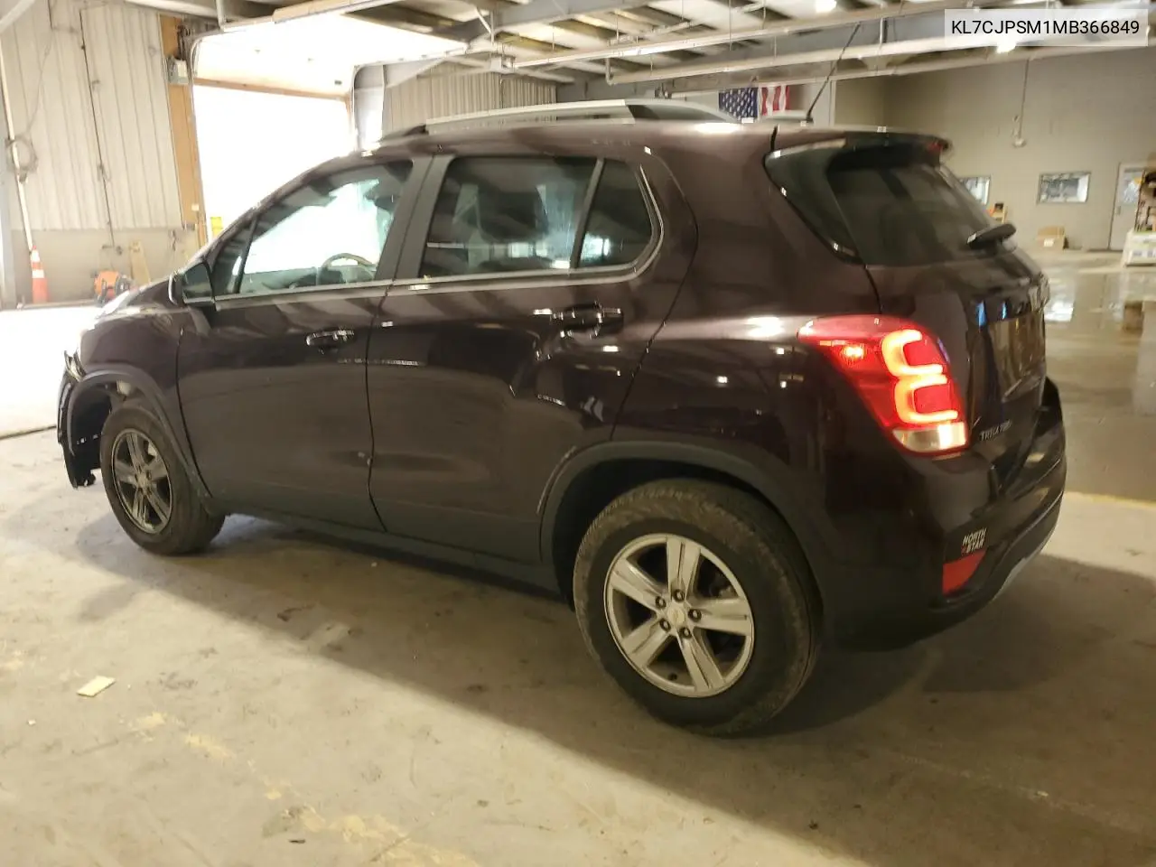 2021 Chevrolet Trax 1Lt VIN: KL7CJPSM1MB366849 Lot: 77399824