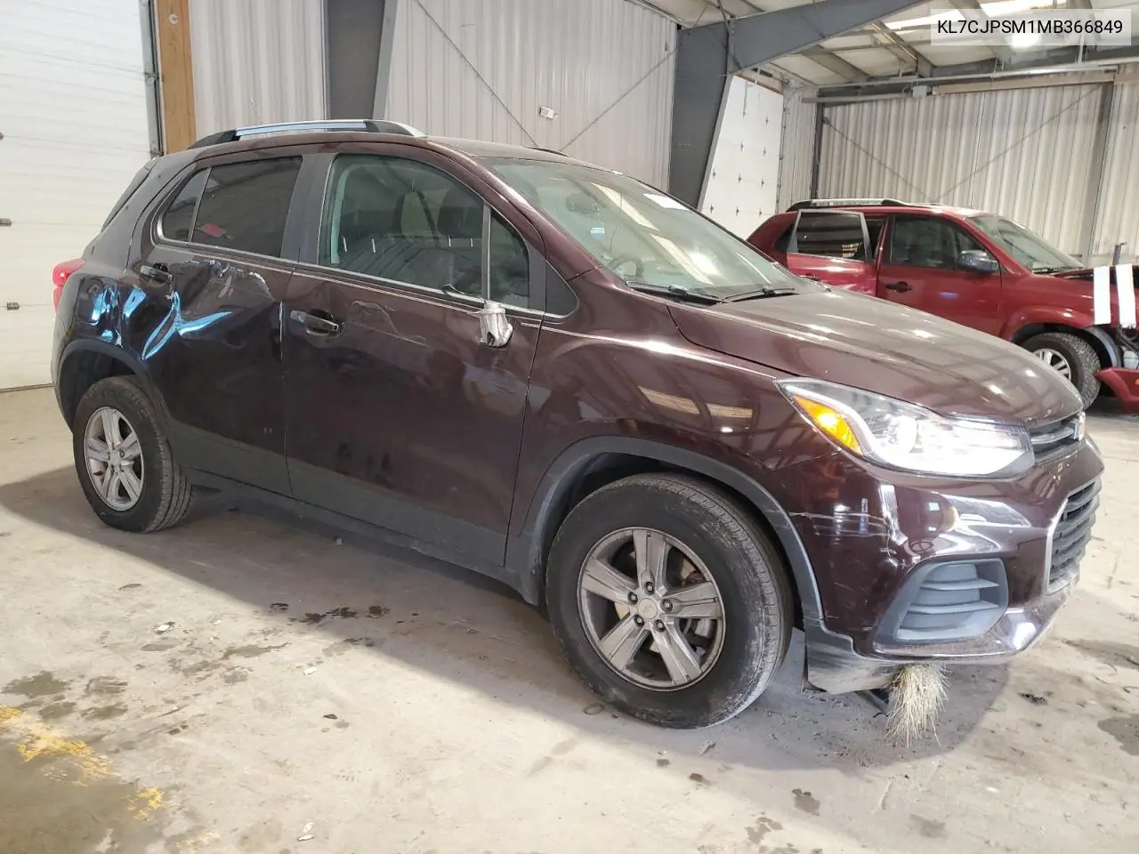 2021 Chevrolet Trax 1Lt VIN: KL7CJPSM1MB366849 Lot: 77399824