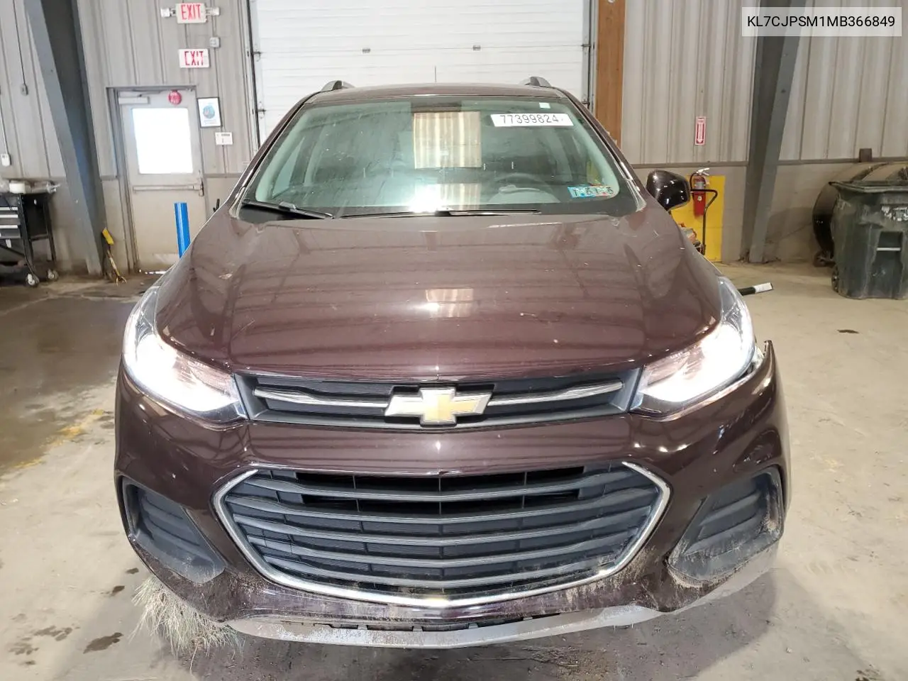 2021 Chevrolet Trax 1Lt VIN: KL7CJPSM1MB366849 Lot: 77399824