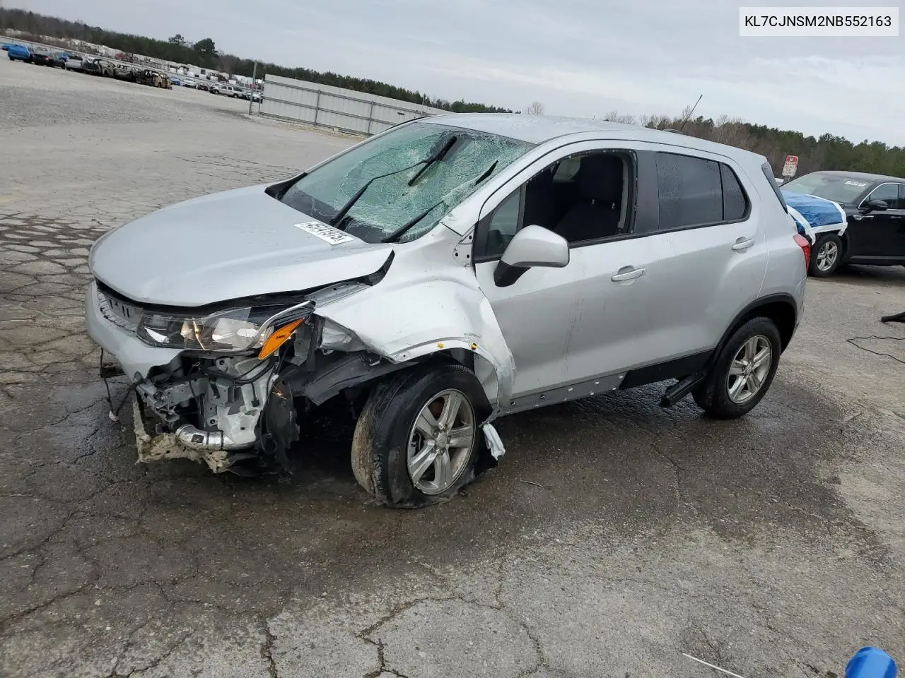 2022 Chevrolet Trax Ls VIN: KL7CJNSM2NB552163 Lot: 45741975