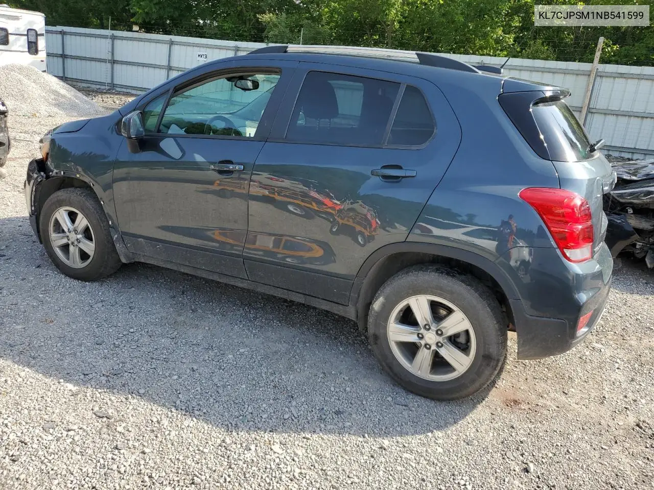 2022 Chevrolet Trax 1Lt VIN: KL7CJPSM1NB541599 Lot: 62885945