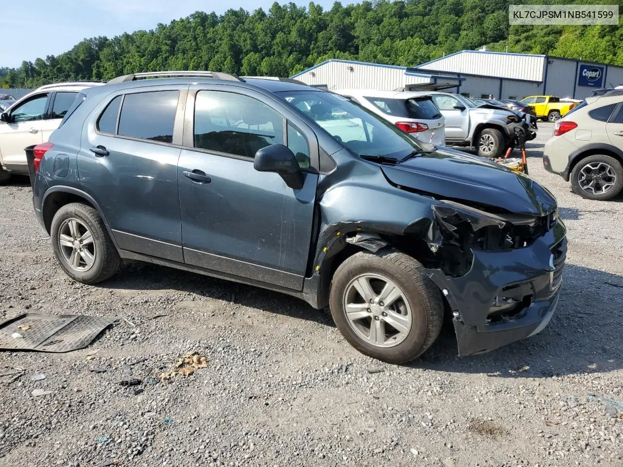 2022 Chevrolet Trax 1Lt VIN: KL7CJPSM1NB541599 Lot: 62885945
