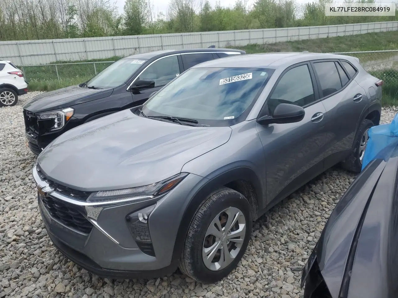 2024 Chevrolet Trax Ls VIN: KL77LFE28RC084919 Lot: 53156325