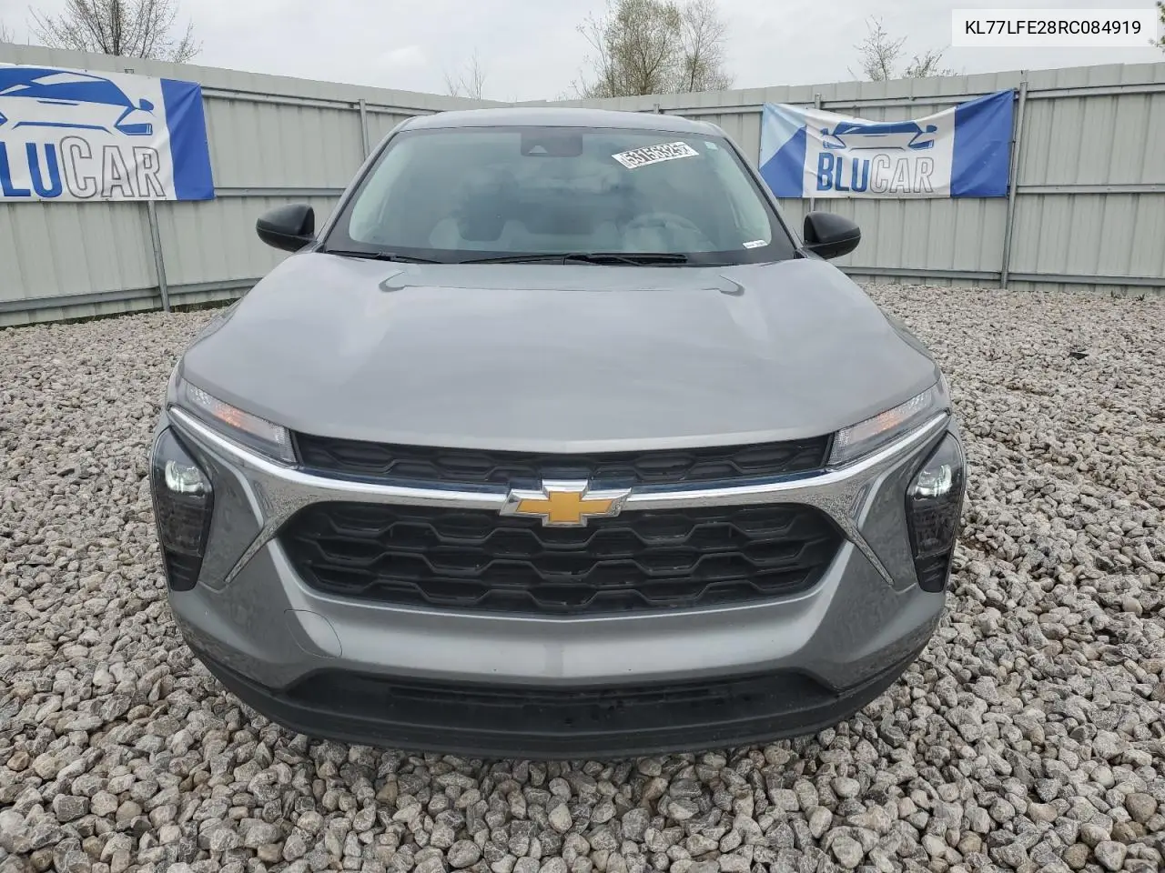 2024 Chevrolet Trax Ls VIN: KL77LFE28RC084919 Lot: 53156325