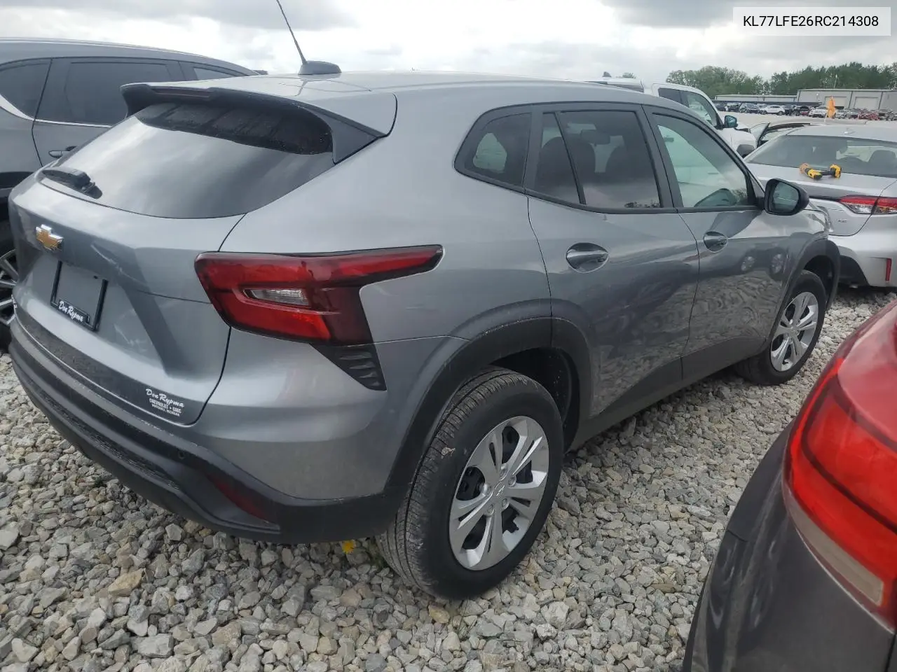 2024 Chevrolet Trax Ls VIN: KL77LFE26RC214308 Lot: 54824505