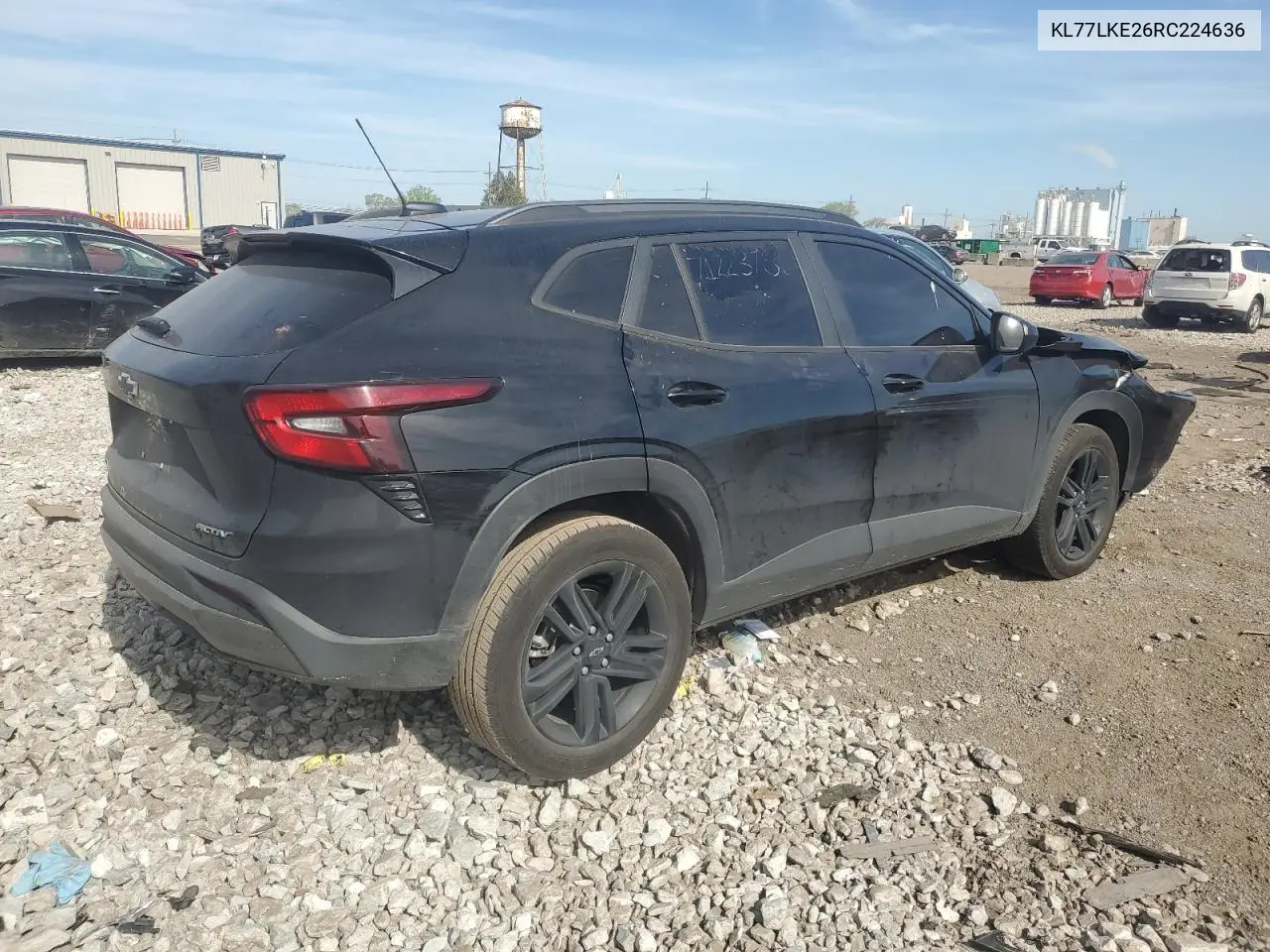 2024 Chevrolet Trax Activ VIN: KL77LKE26RC224636 Lot: 56589485