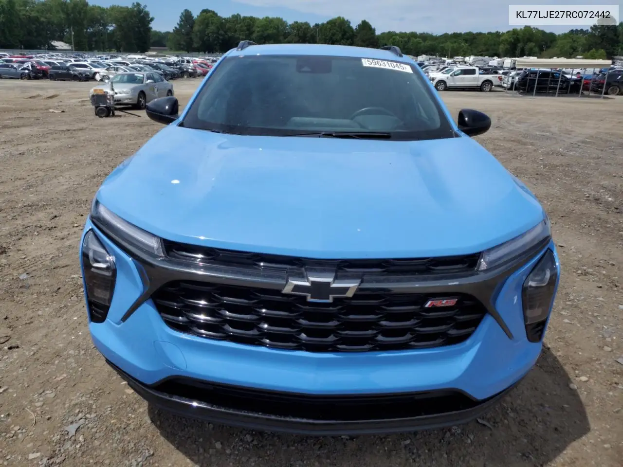 2024 Chevrolet Trax 2Rs VIN: KL77LJE27RC072442 Lot: 59631045