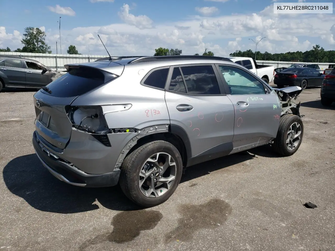 2024 Chevrolet Trax 1Lt VIN: KL77LHE28RC211048 Lot: 62563455