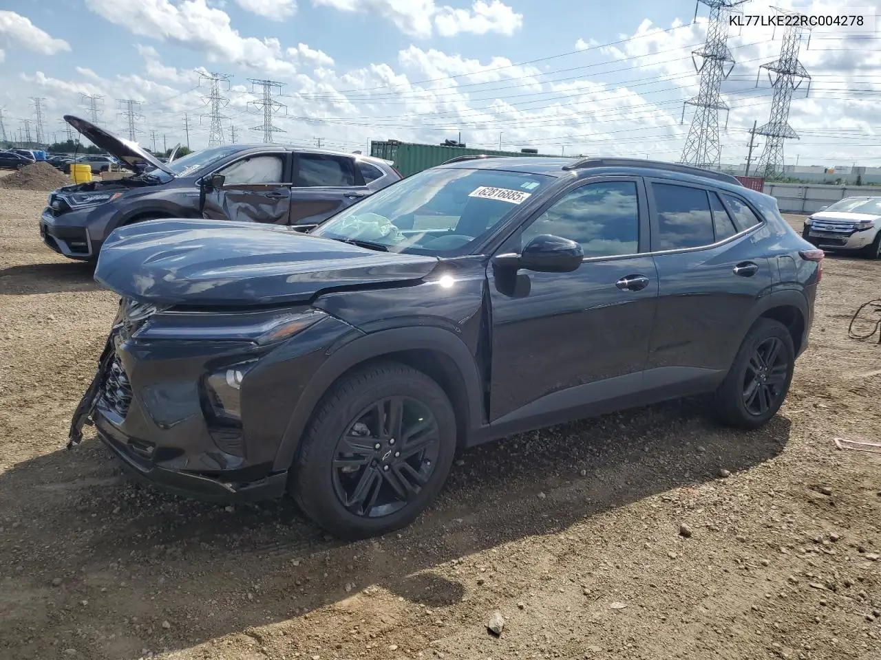 2024 Chevrolet Trax Activ VIN: KL77LKE22RC004278 Lot: 62816885