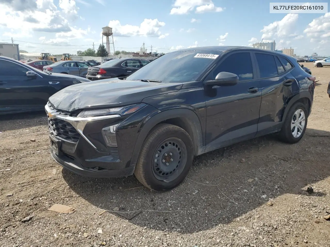 2024 Chevrolet Trax Ls VIN: KL77LFE20RC161010 Lot: 63068415