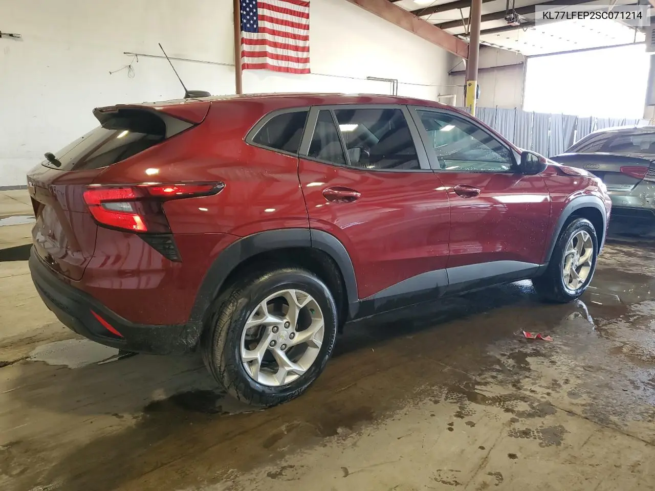 2025 Chevrolet Trax Ls VIN: KL77LFEP2SC071214 Lot: 55948625